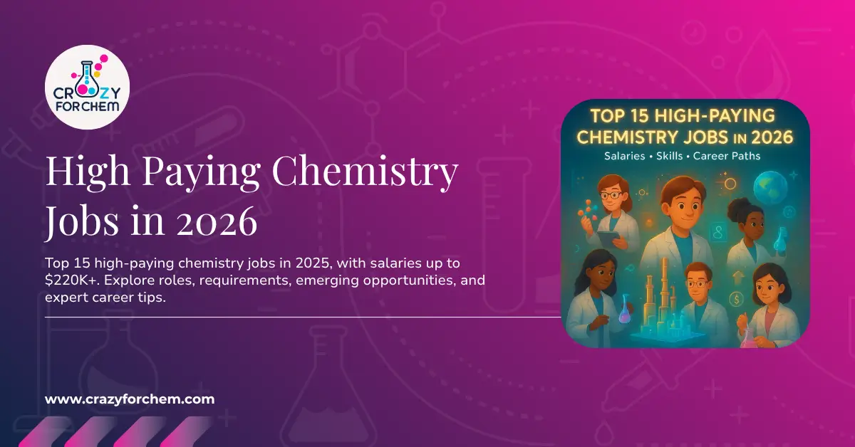 high paying chemistry jobs in 2026