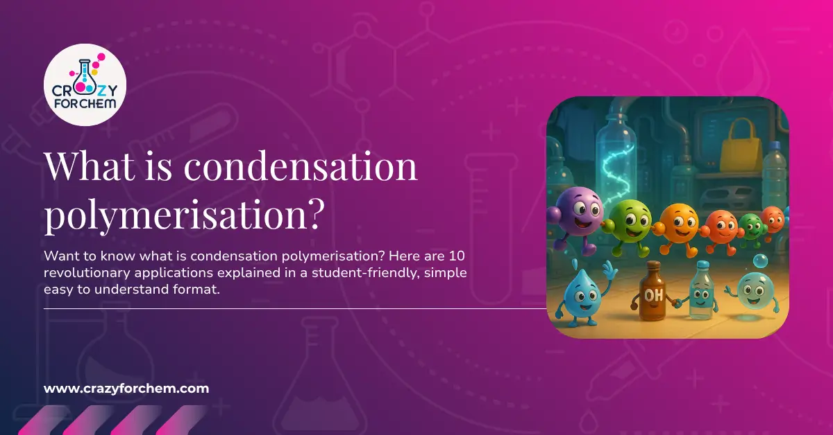What is condensation polymerisation?