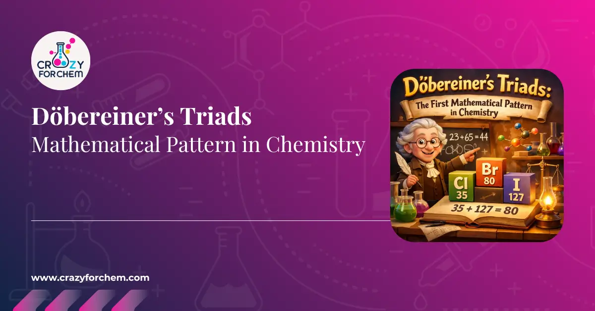 Döbereiner’s Triads: The First Mathematical Pattern in Chemistry