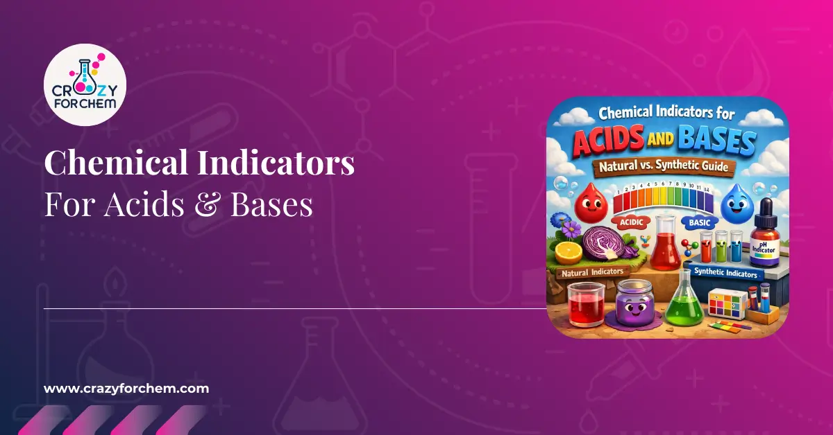 Chemical indicators for acids and bases
